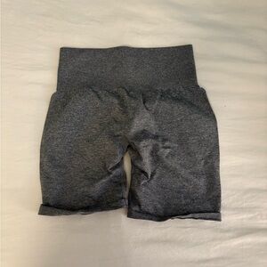 Grey NVGTN workout shorts